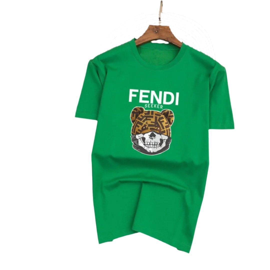Fendi T-Shirt Head Bear without Collar &