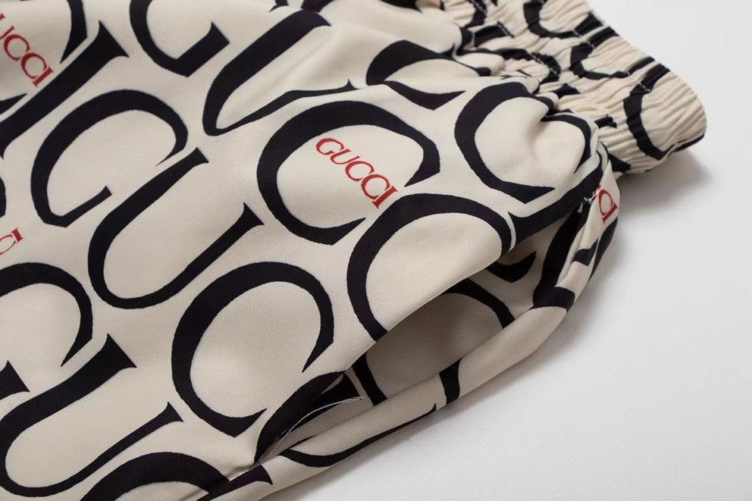 Maxi Gucci Print Fabric Short &