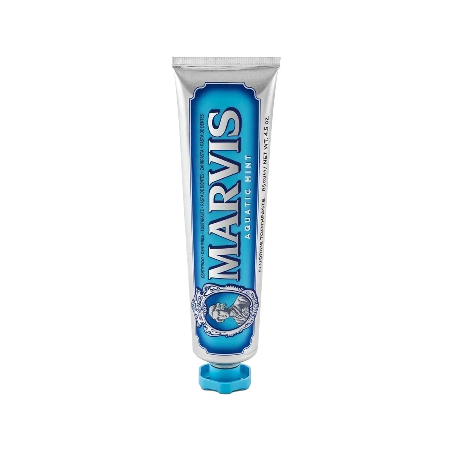 Marvis Aquatic Mint Toothpaste - Premium Oral Care for Fresh Breath - 85ml