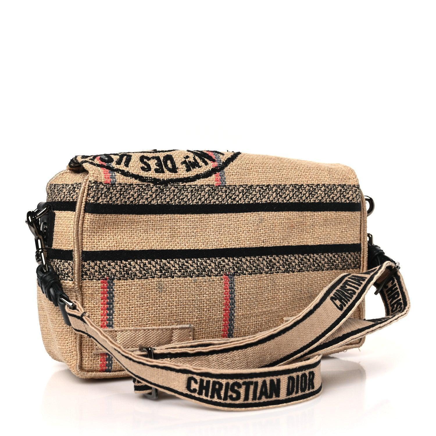 Christian Dior  Canvas Diorcamp Messenger Beige