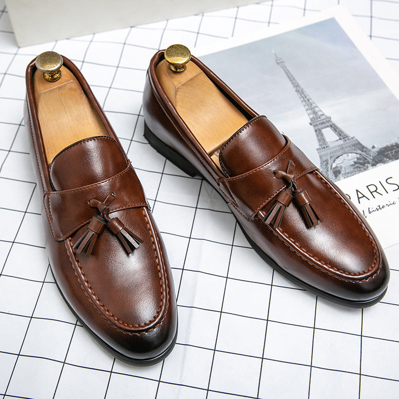Mens Slip-On Leather Loafers