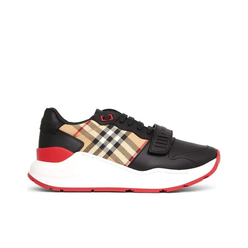 Burberry Ramsey Black Leather Vintage Check