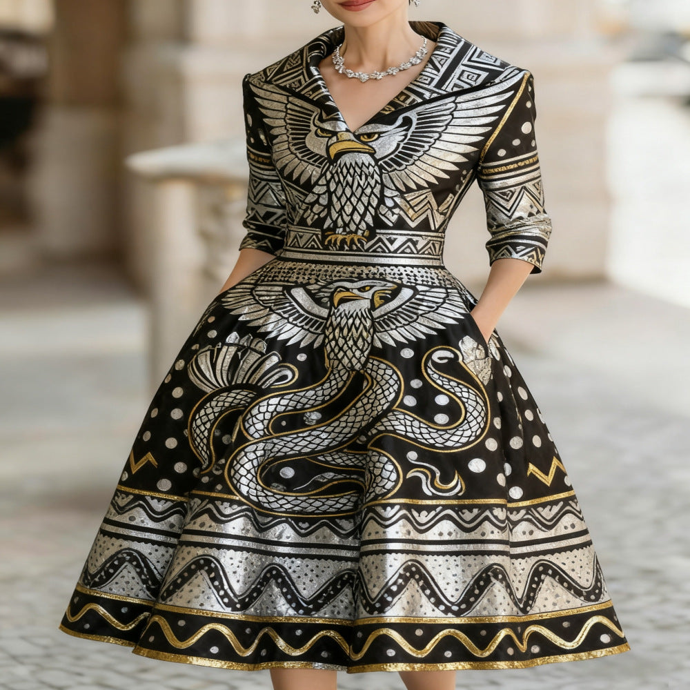 Womens Cardigan Style Linen Dress