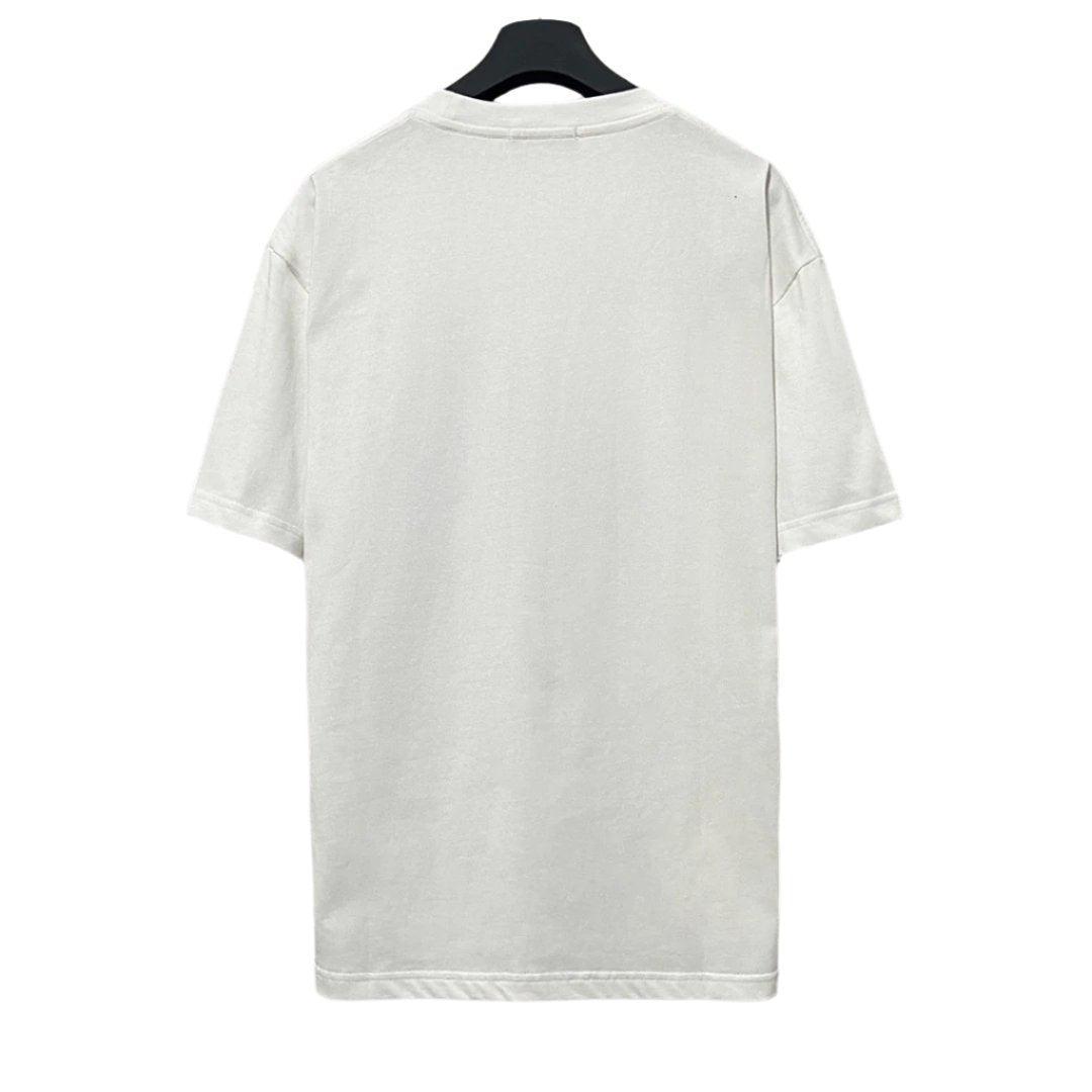 Balenciaga Cream T-Shirt Without Collar