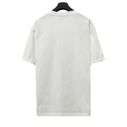 Balenciaga Cream T-Shirt Without Collar