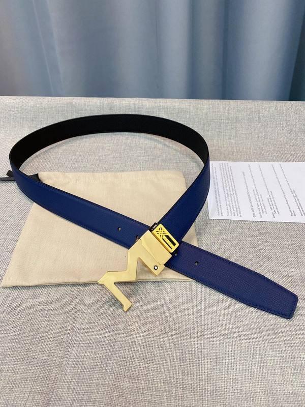 Montblanc M Buckle Reversible Leather Belt &