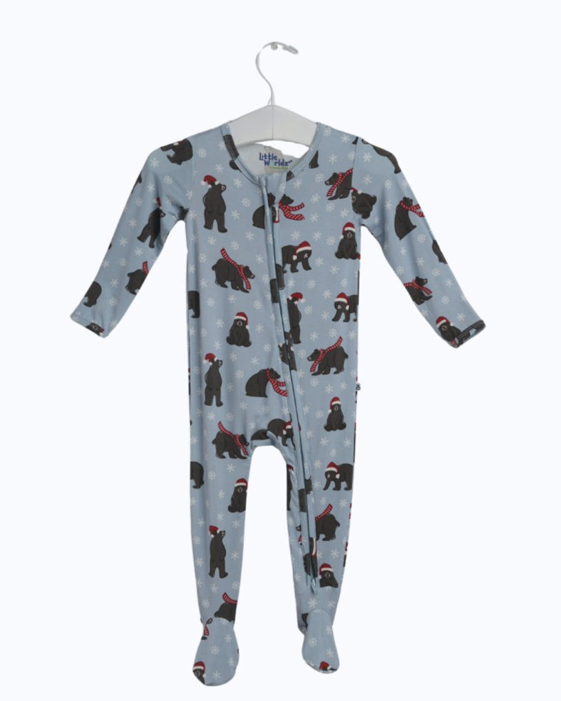 Bear Zipper Footie