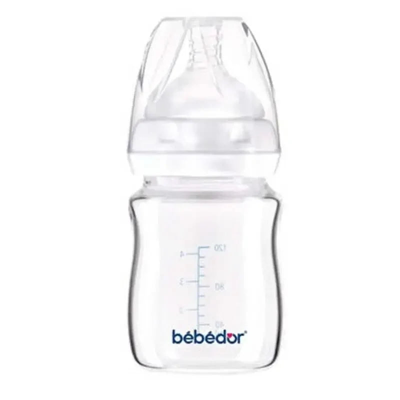 Bebedor Heat-Resistant Glass Baby Bottle 120ml