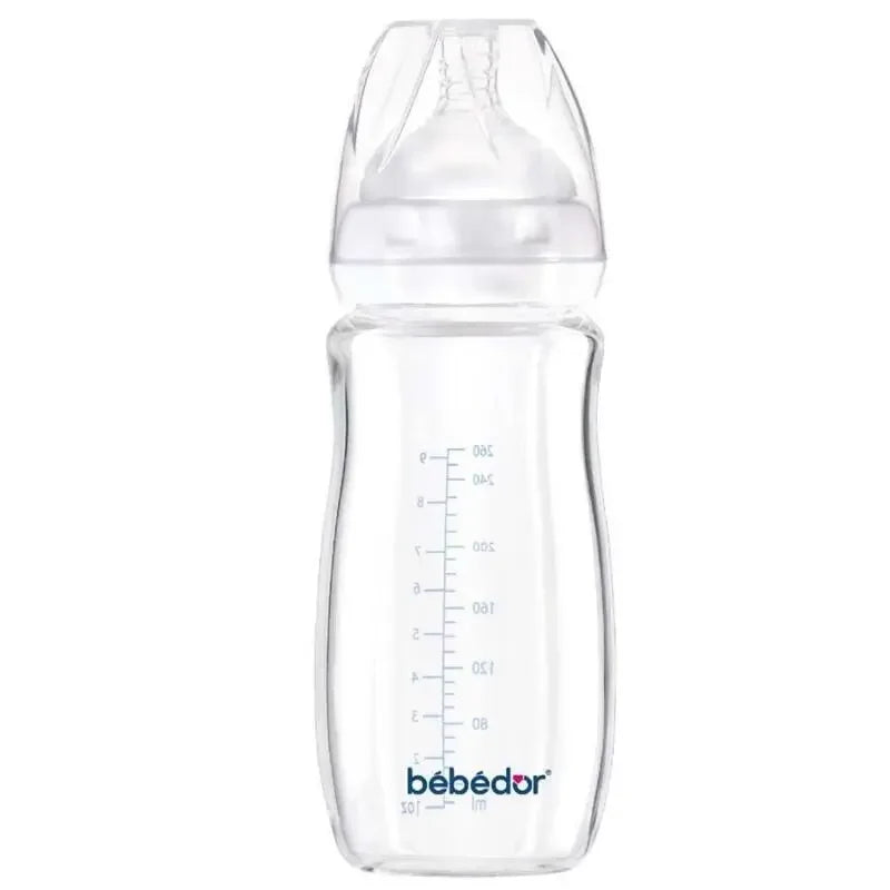 Bebedor Heat-Resistant Glass Baby Bottle 260ml