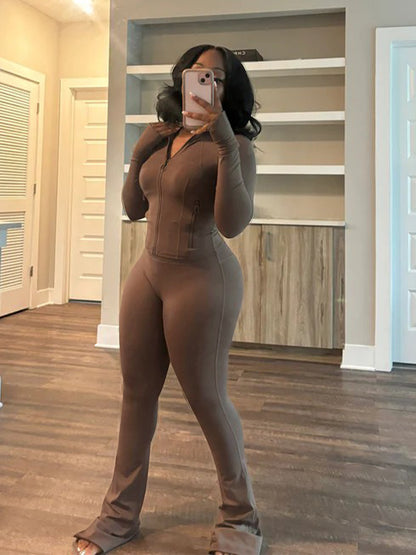 Womens Long Sleeve TwoPiece Set