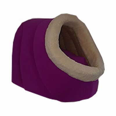Bedspet Alaska Cat Bed Soft Ergonomic Design Purple 47x40x38cm