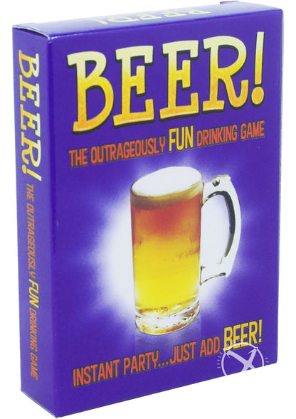 BEER! The Outrageously Fun Drinking Game Instant Party Just Add Beer