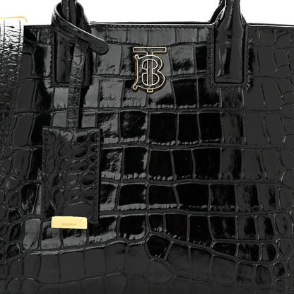 Burberry  Crocodile Embossed Calfskin Mini Frances Tote
