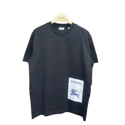 Burberry Black T-Shirt Without Collar