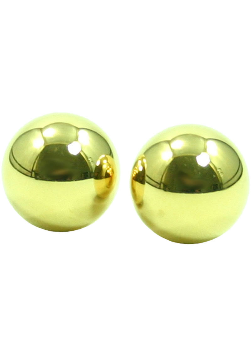 Deluxe Solid Gold Ben Wa Balls Set