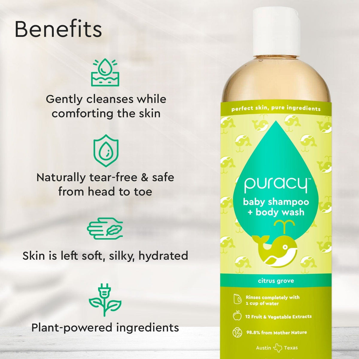 Baby Shampoo &amp; Body Wash (Tear-Free)