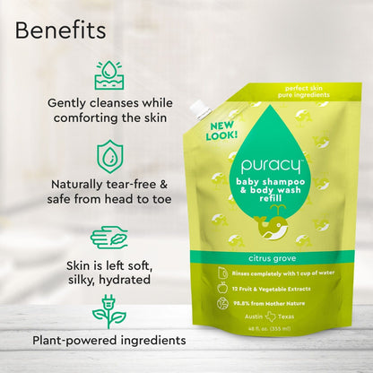 Baby Shampoo &amp; Body Wash (Tear-Free)