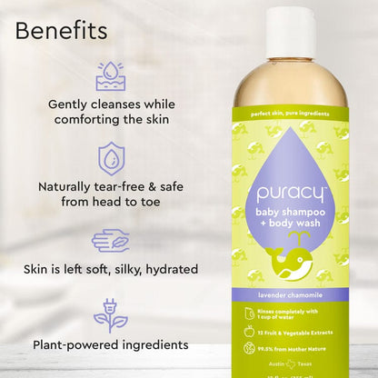 Baby Shampoo &amp; Body Wash (Tear-Free)