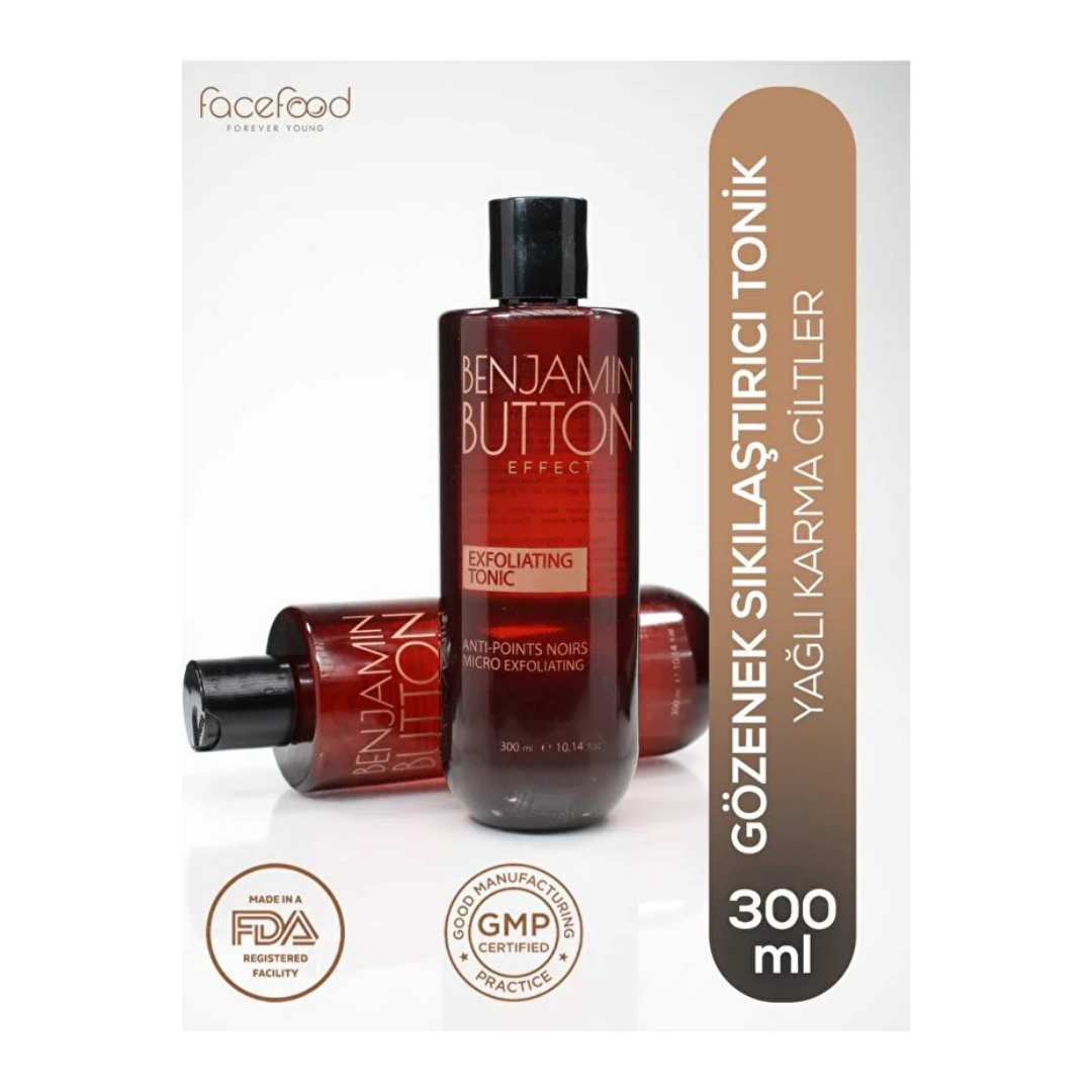 Benjamin Button Effect Exfoliating Tonic with AHA &amp; BHA 300 ml