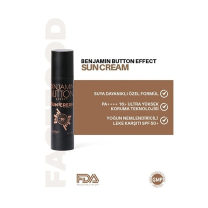 Benjamin Button Effect SPF 50 Moisturizing Sunscreen 100 ml