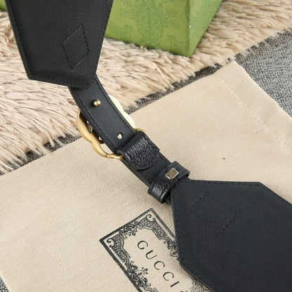 Gucci GG-buckle canvas Women belt &