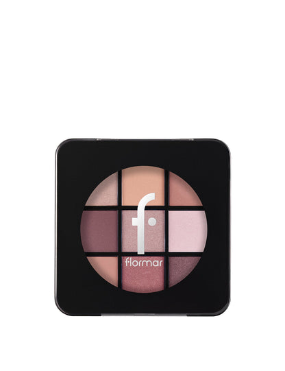 Flormar 9-Color Eyeshadow Palette Matte &amp; Shimmer 9g