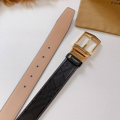 Burberry Leather Vintage Belt &