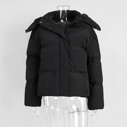 Womens Hooded Cotton Jacket