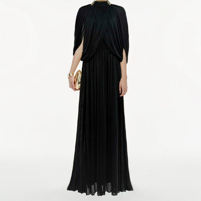 Round neck fresh chiffon fashion dress