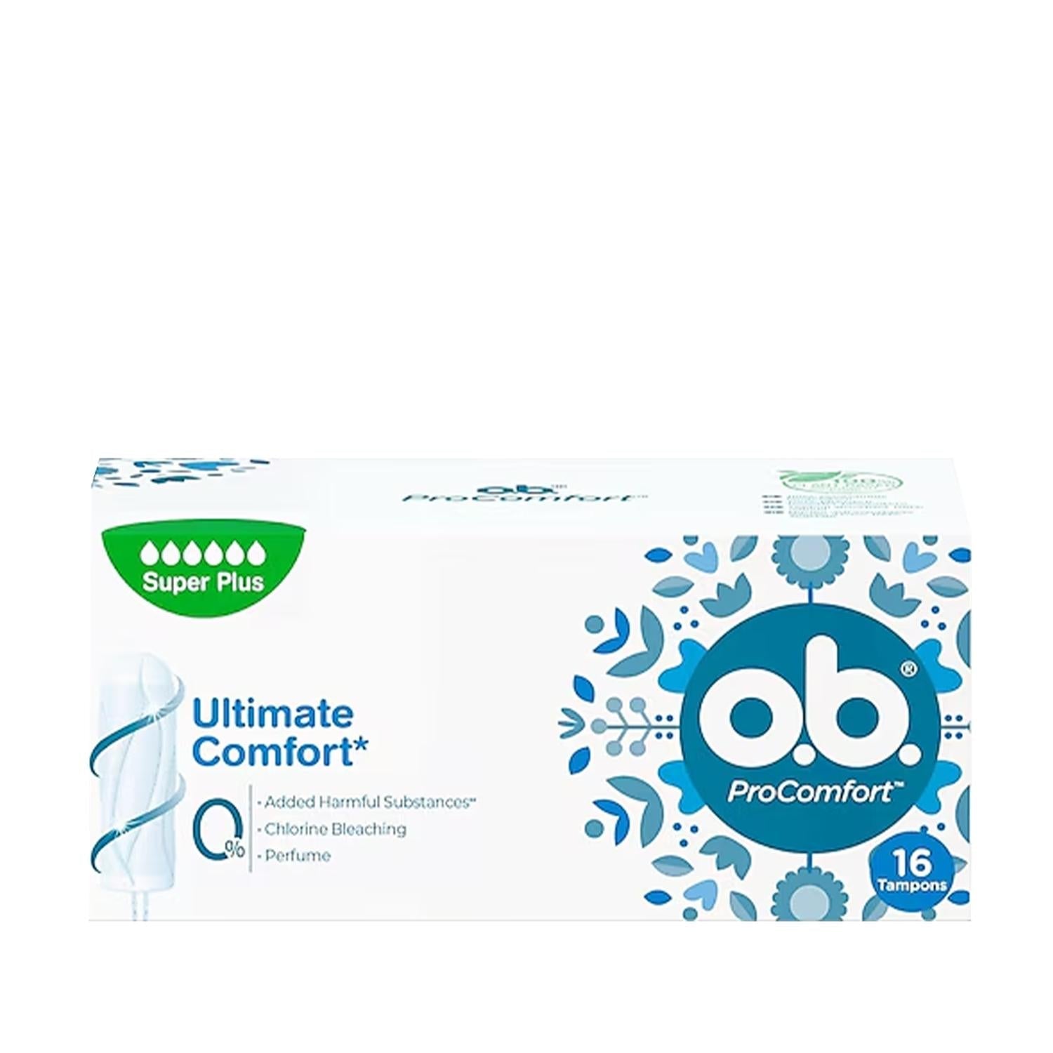 o.b. ProComfort Tampon SŸper Plus - Enhanced Comfort &amp; Protection for Women