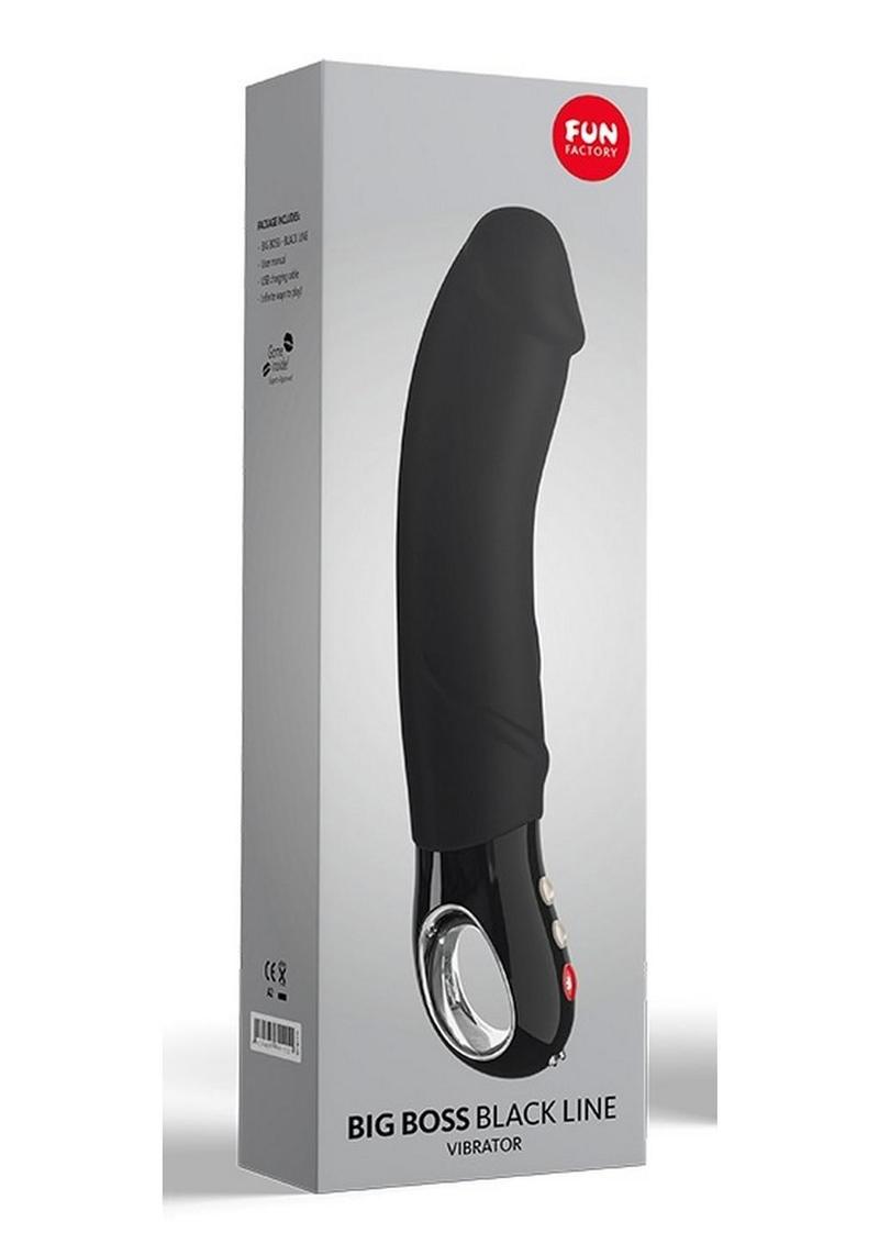 Fun Factory Big Boss Black Line Silicone Vibrator