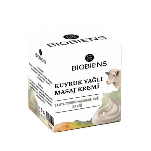 Biobiens Tail Oil Massage Cream for Body Care 210 ml