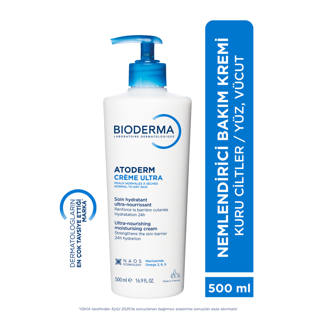 Bioderma Atoderm Cream &amp; Sensibio Micellar Water Set 2x500ml