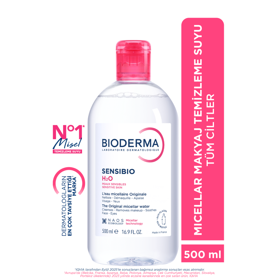 Bioderma Atoderm Cream &amp; Sensibio Micellar Water Set 2x500ml