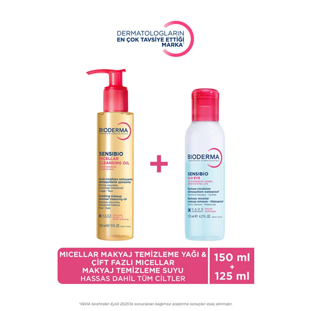 Bioderma Sensibio Eye &amp; Face Cleansing Duo Set (125ml &amp; 150ml)