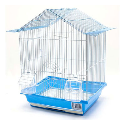 Birdlife Double Door Bird Cage for Small Birds 34.5x28x46 cm