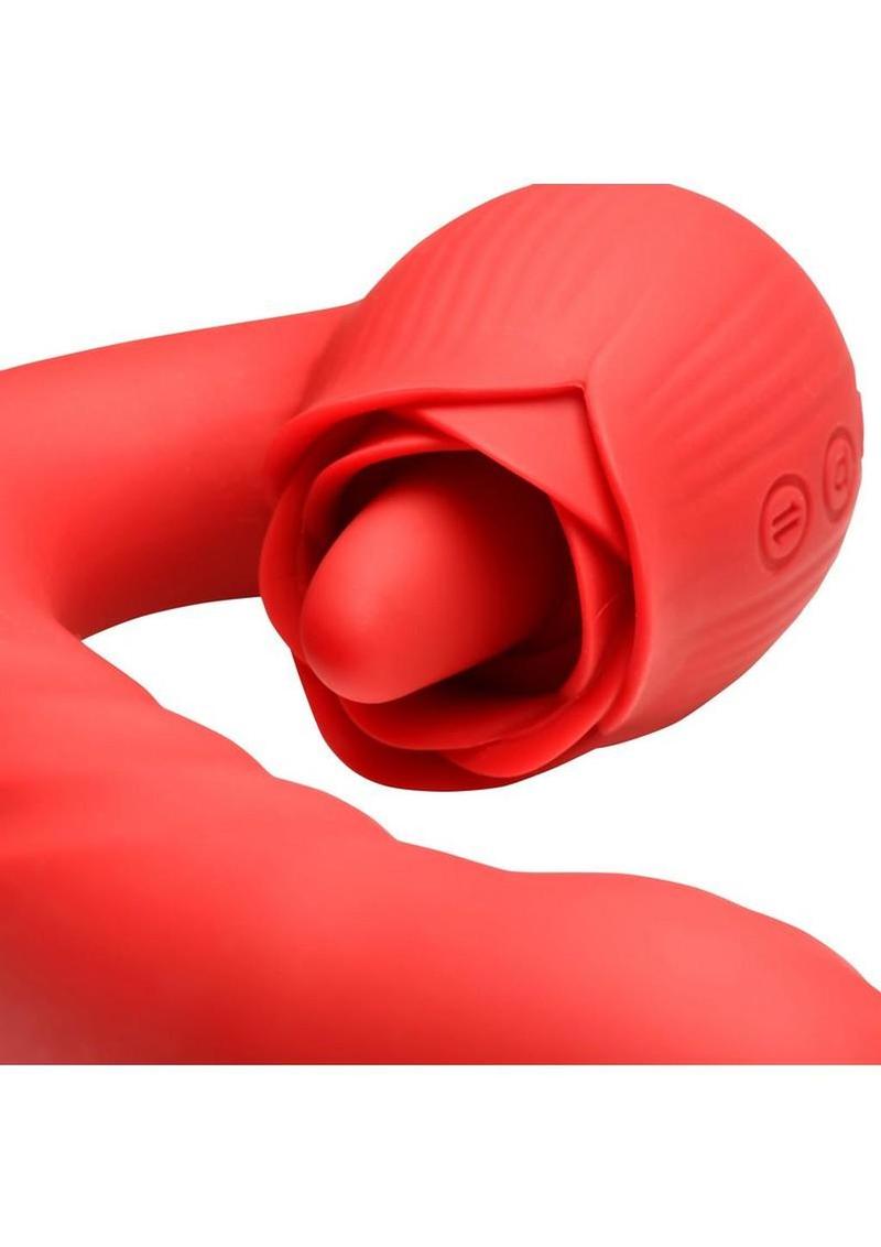 Bloomgasm Boom Bloom Thrusting Rose Vibrator