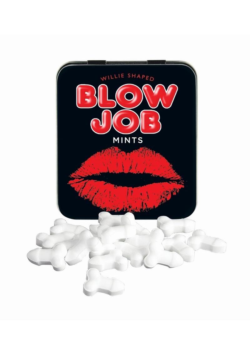 Blow Job Mints Willie Shaped Mints in Fun Tin Playful and Delicious