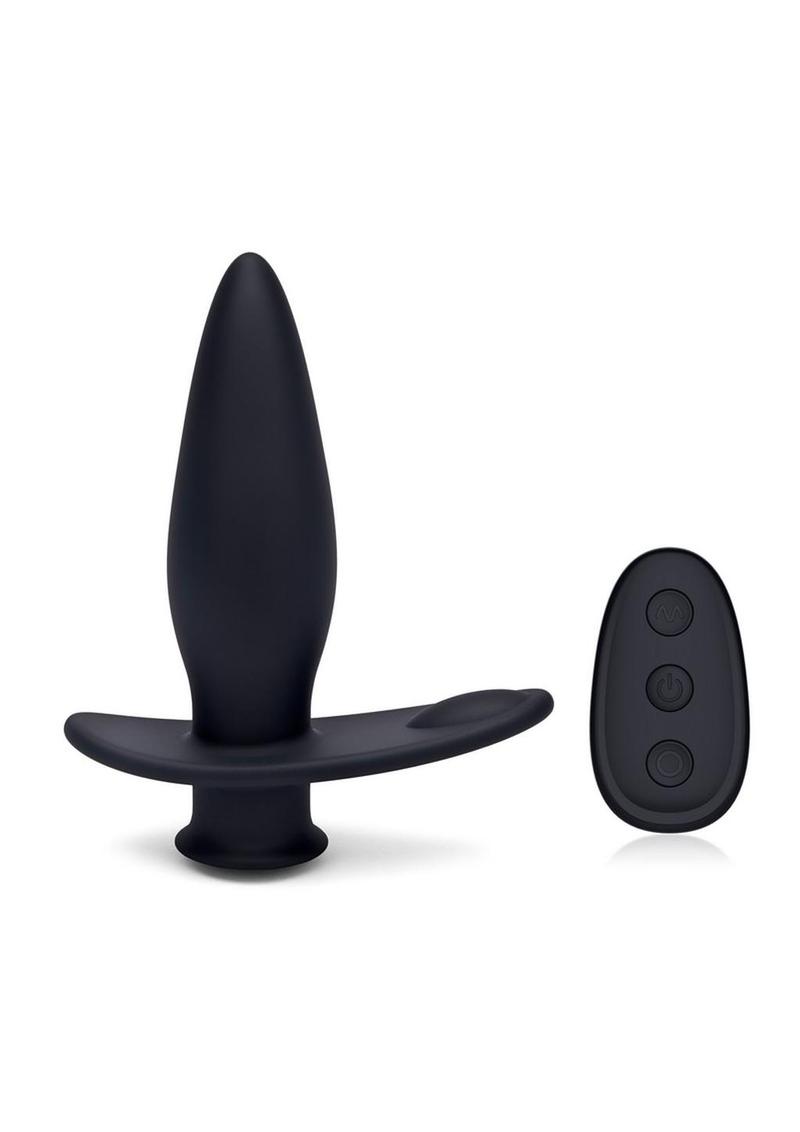 Blue Line Pointer Silicone Deep Drilling Butt Plug