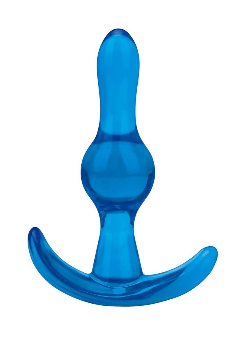 Blue Line 3.5 Inch Tear Drop Butt Plug