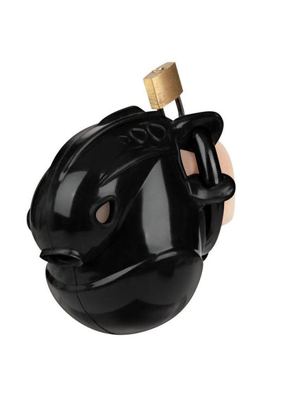 BlueLine Full Restraint Cock and Balls Chastity Device