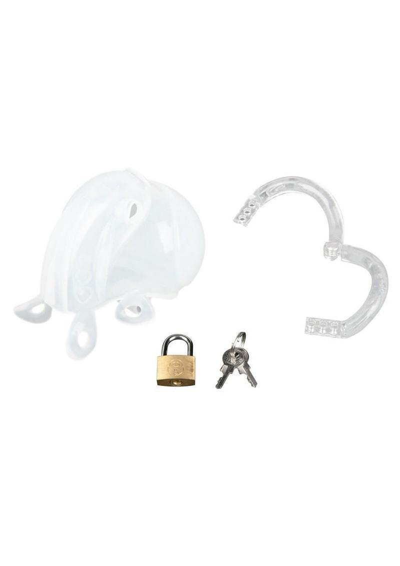 BlueLine Full Restraint Cock and Balls Chastity Device