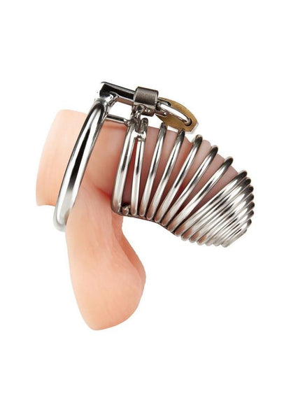 Blue Line Prisoner Chastity Cock Cage
