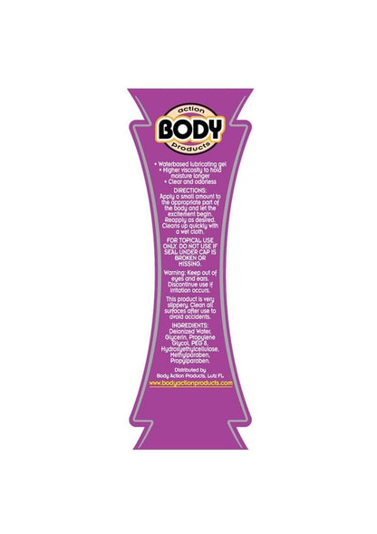 Body Action Supreme Gel Water Based Lubricant