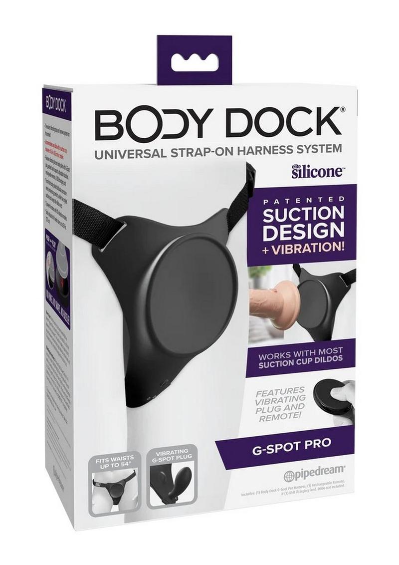 Body Dock G-Spot Pro Universal Strap-On Harness with Suction