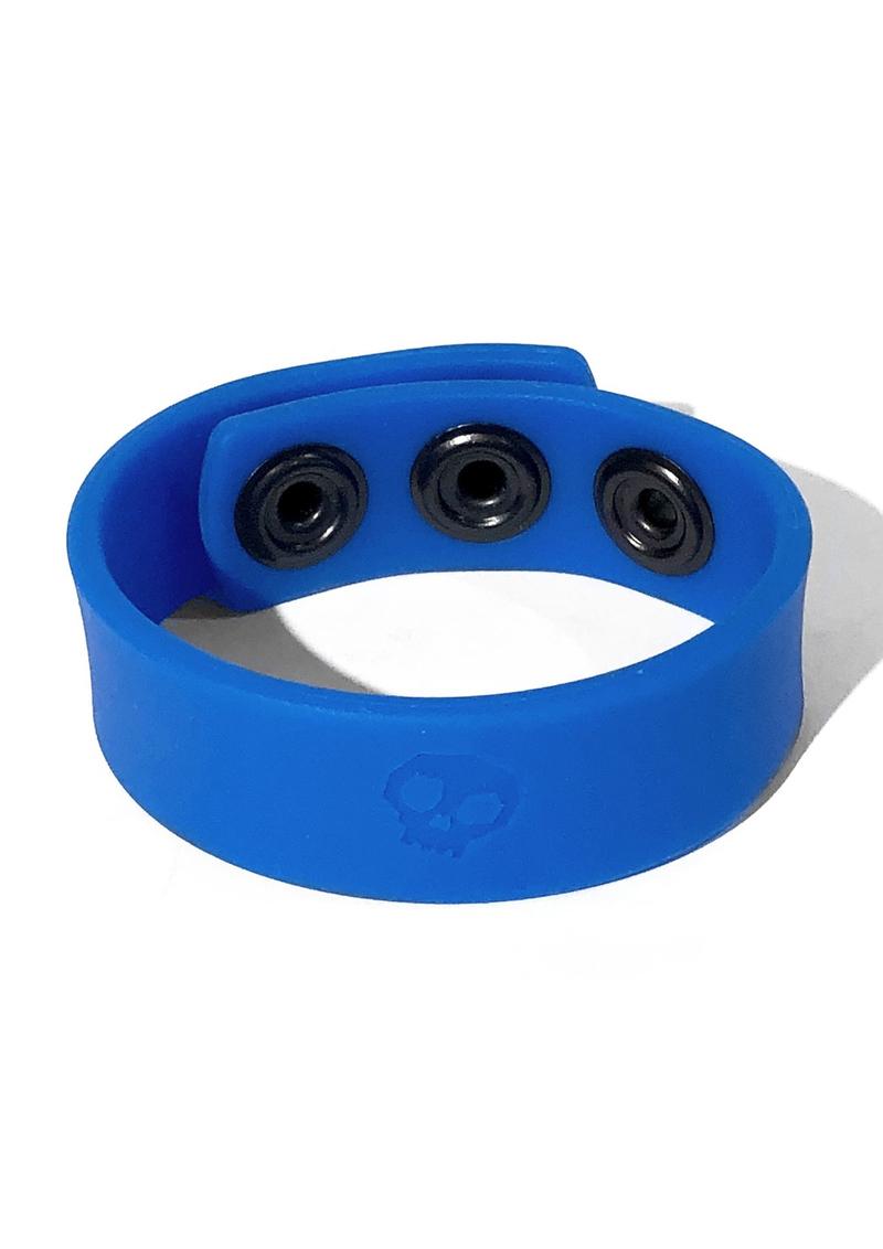 Boneyard Silicone Cock Strap 3-Snap Adjustable Ring