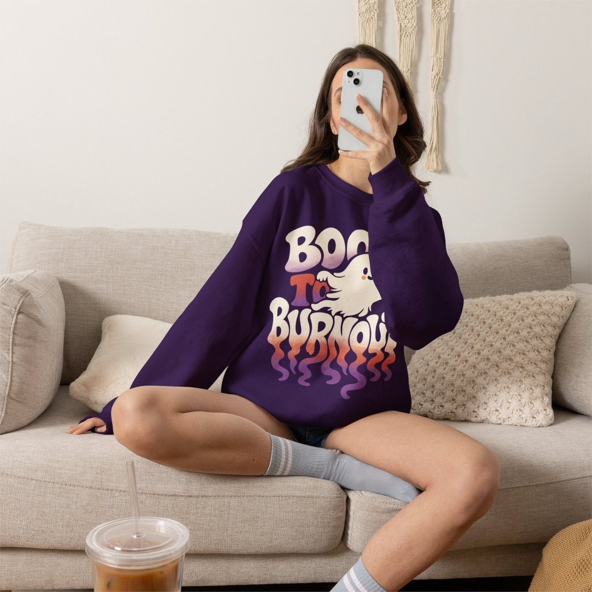 Boo to Burnout Sweatshirt