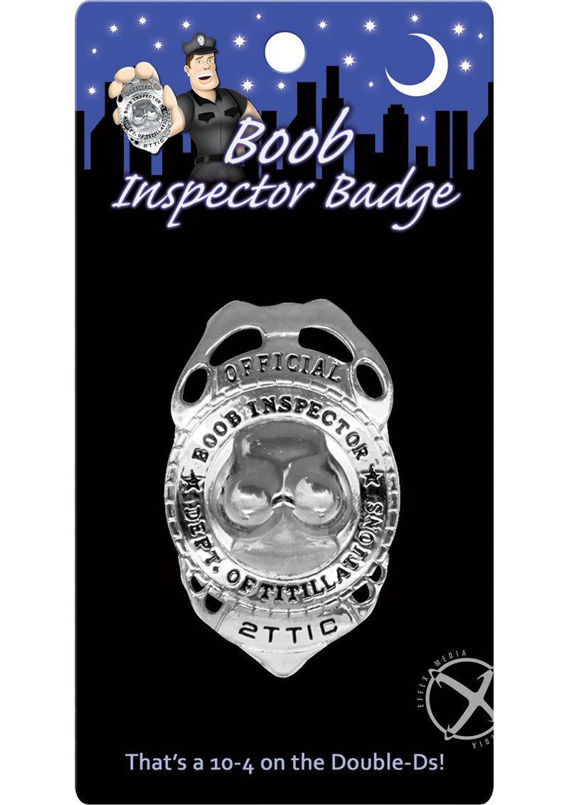 Boob Inspector Badge Official Fun Party Accessory for Laughs