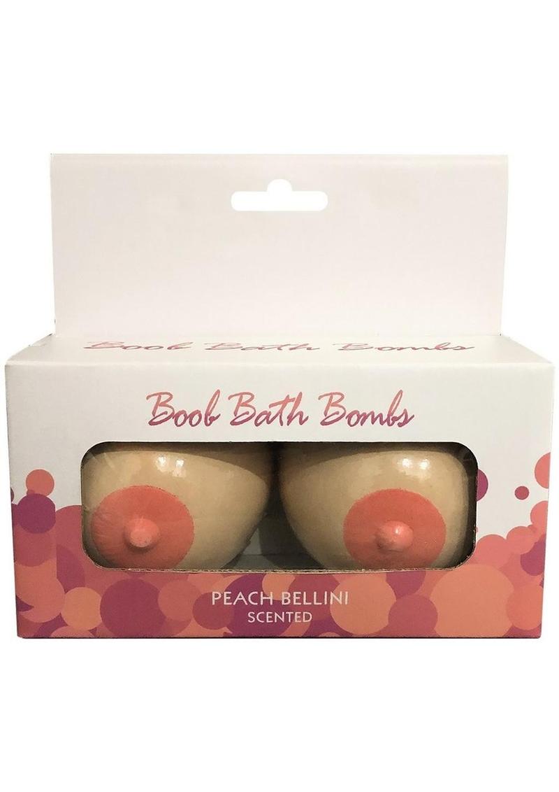 Boob Bath Bombs Peach Bellini Scented Relaxing Bath Experience
