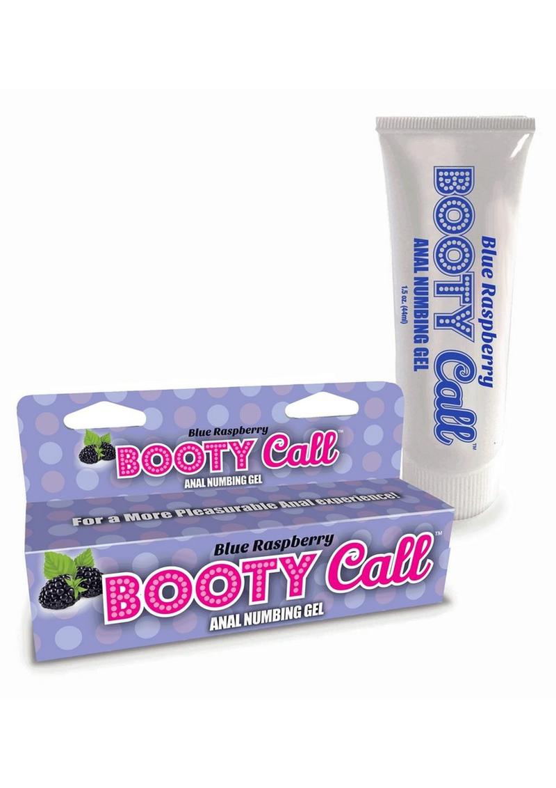 Booty Call Anal Numbing Gel 1.5oz Blue Raspberry Flavor